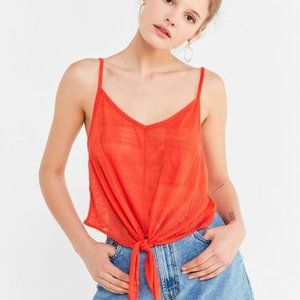 NWT Urban Outfitters Quinn Front-Tie Cami